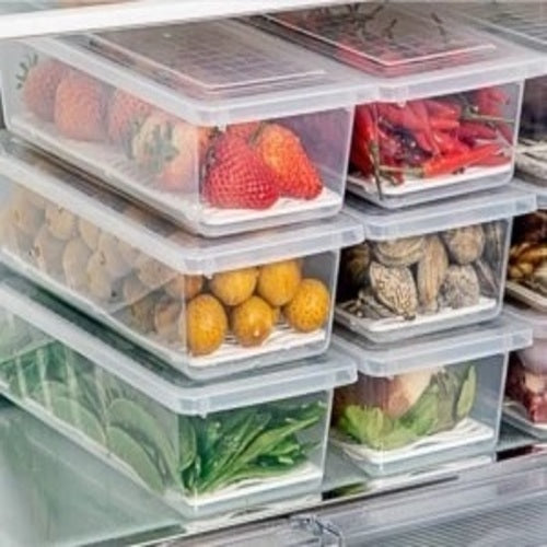 Plastic Fridge Storage Container – 1500 ml Large Airtight Box for Kitchen, Pantry & Meal Prep Use