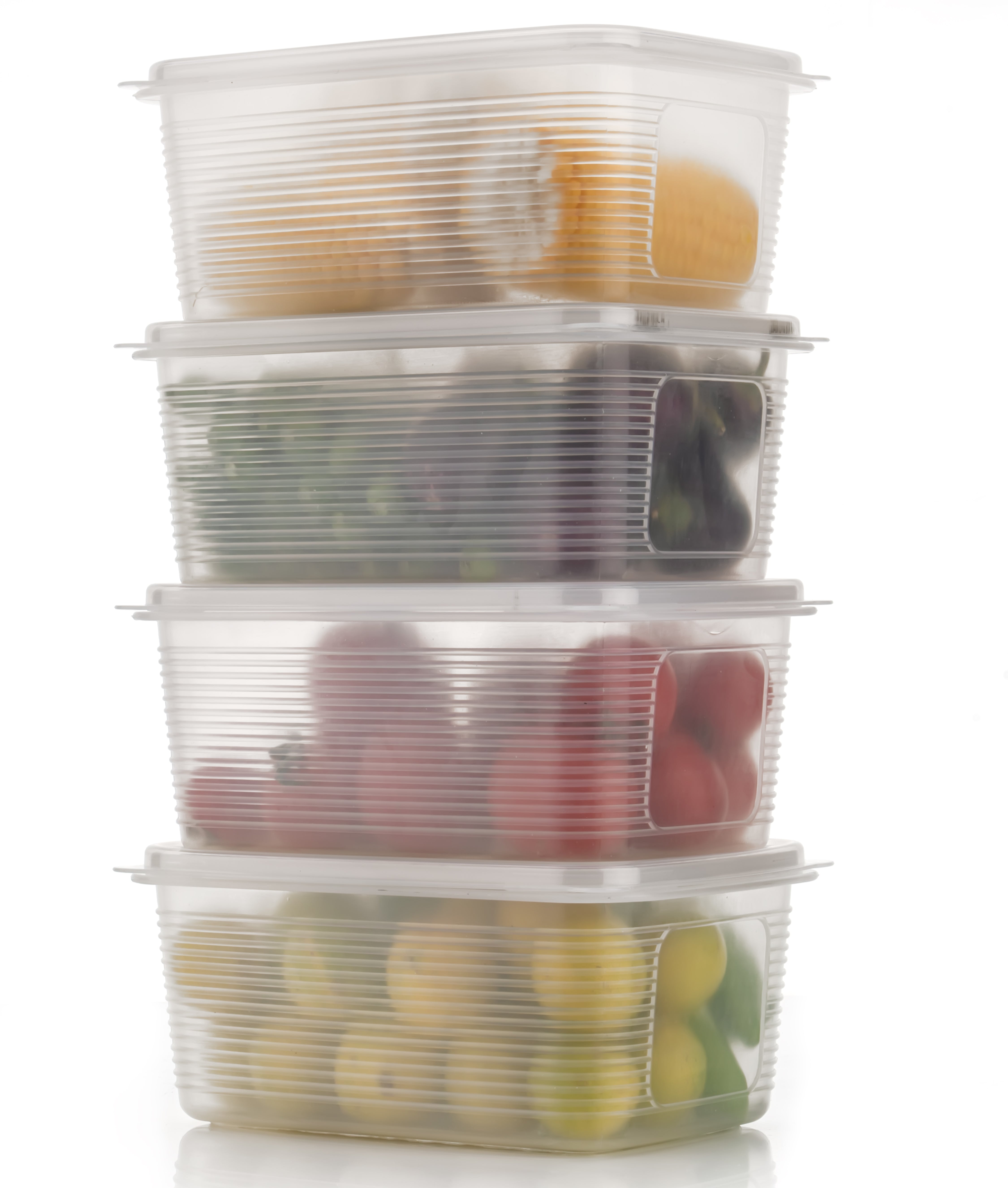 Plastic Fridge Storage Container – 1800 ml BPA-Free Airtight Box with Lid for Fruits, Vegetables & Leftovers
