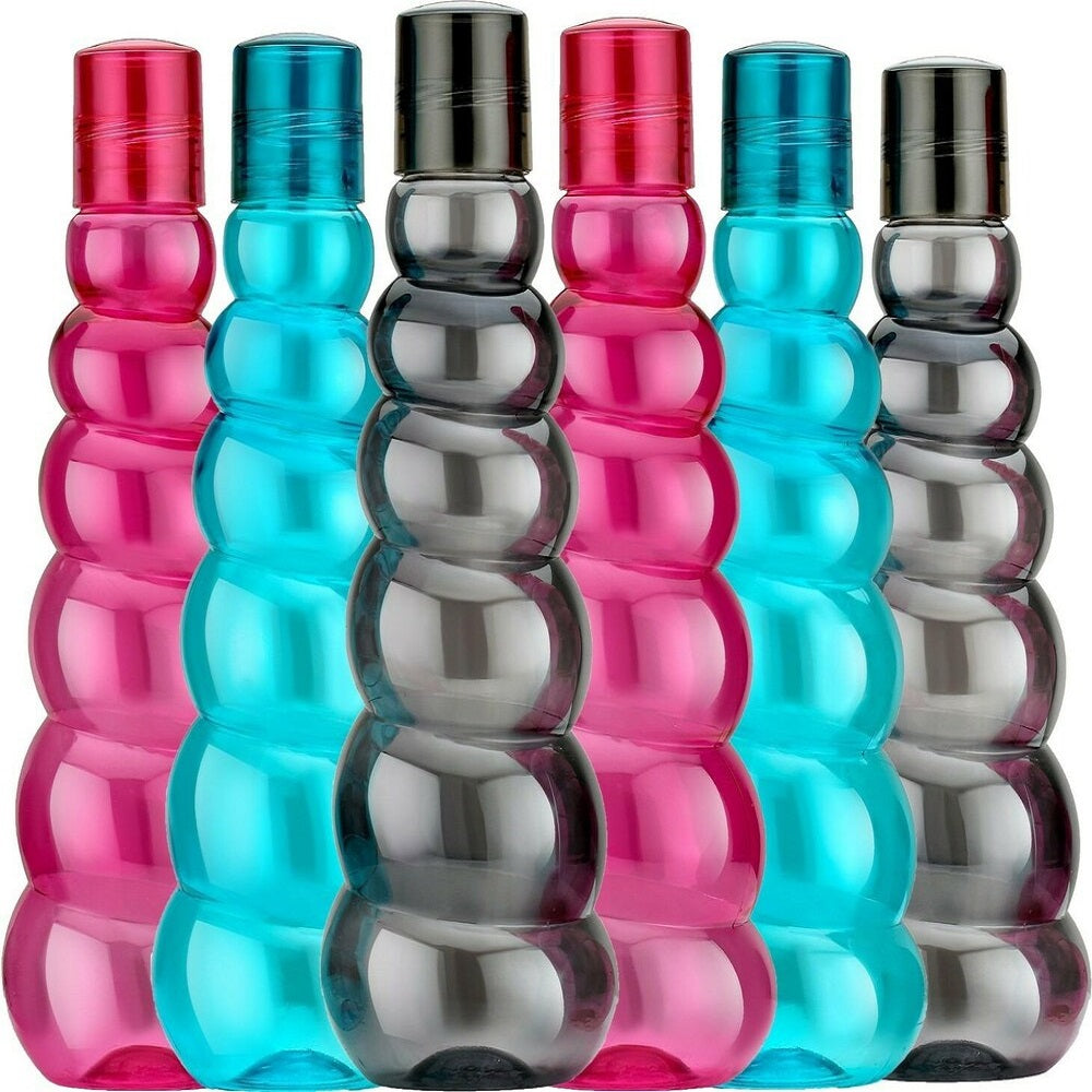 Water Bottle Set – 1000 ml Fridge & Gym Bottles Combo | BPA-Free, Leak-Proof Plastic | Home, Office, School