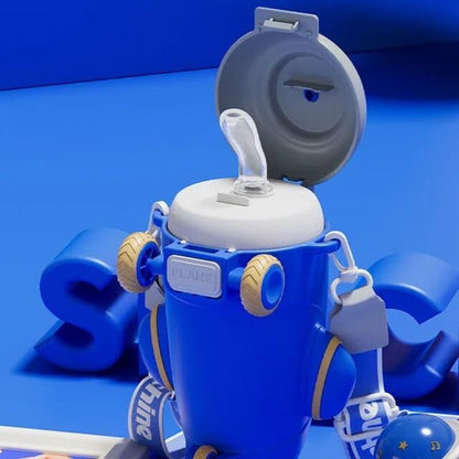 Airplane Shape Water Bottle for Kids – Leakproof Sipper | 500xml BPA-Free Travel Bottle
