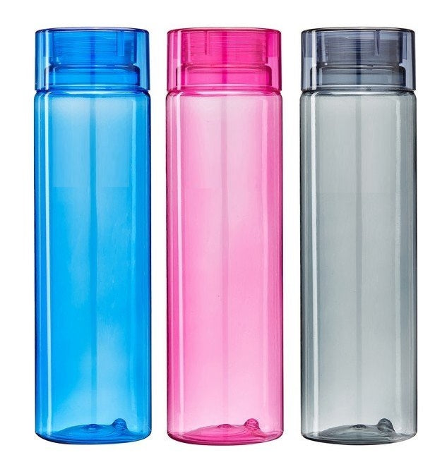 1000 ml cylindrical fridge water bottle. BPA-free, leak-proof, durable plastic—ideal for home, gym, office, and travel hydration needs.