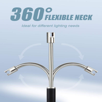 Gas Lighter Rechargeable  with Flexible 360° Neck | Flameless Electric Arc Lighter for Kitchen, BBQ, Candles – USB Recharge, Windproof & Safe