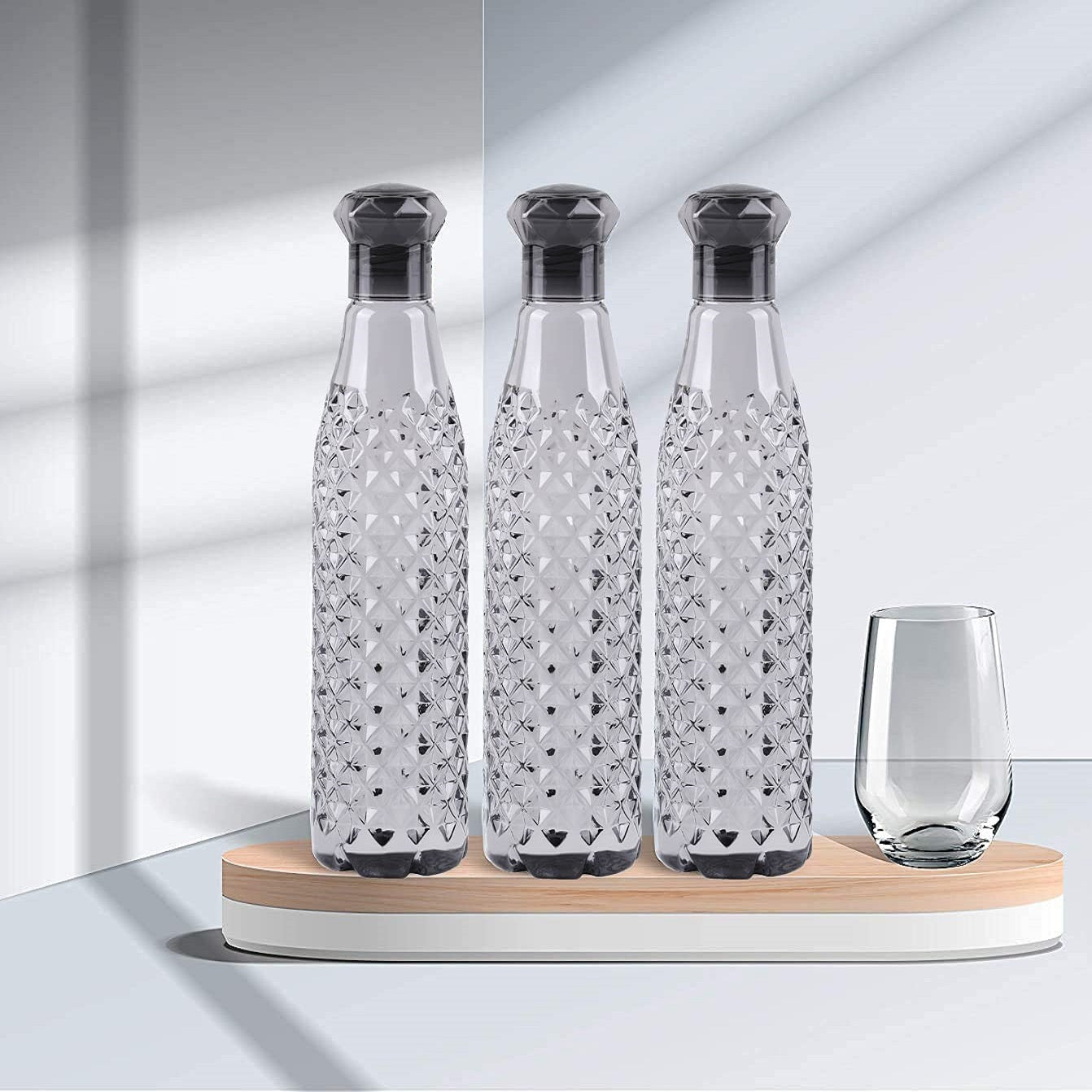 1000 ml unbreakable, airtight plastic water bottle. BPA-free, leak-proof, fridge-safe—perfect for gym, school, office, and travel.