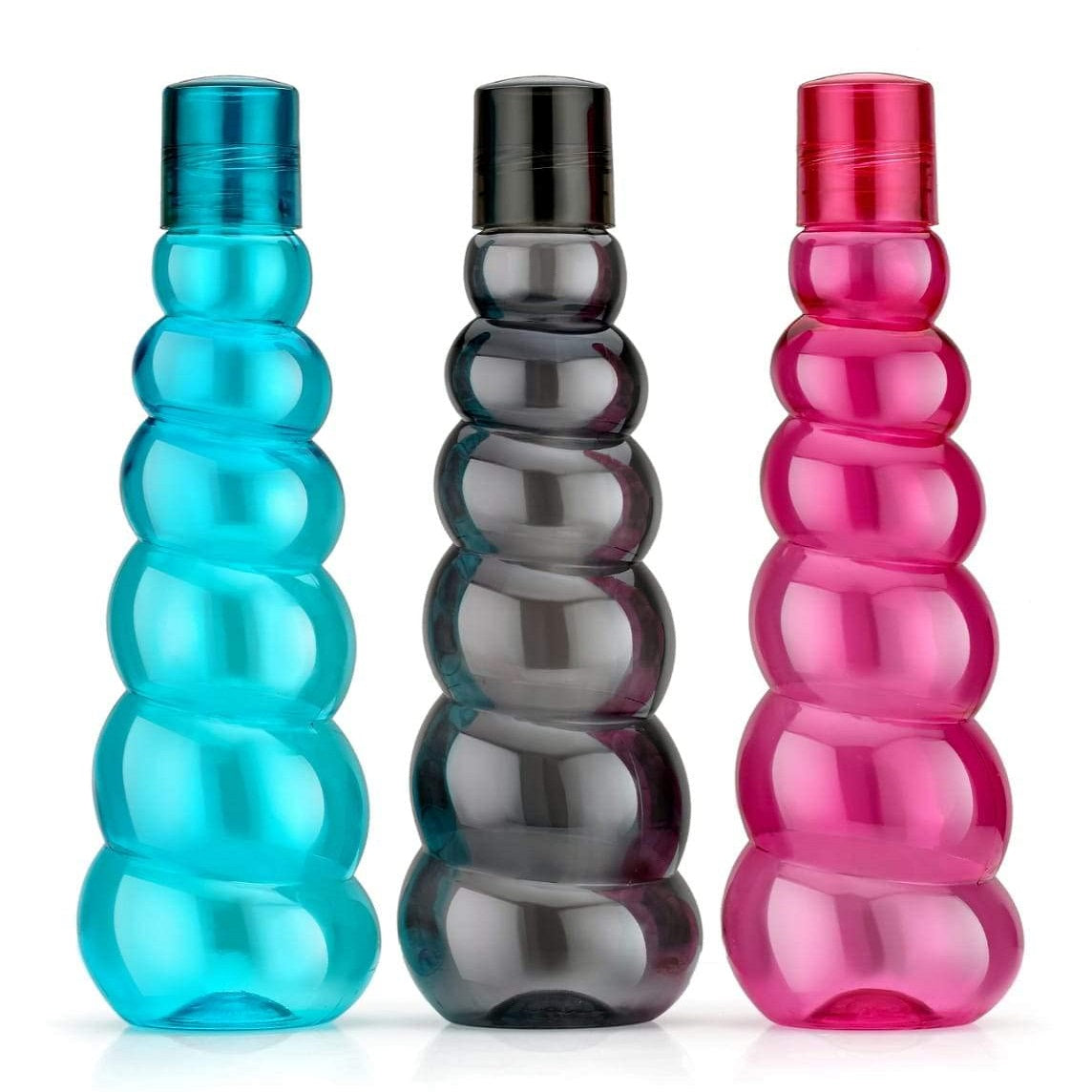 Water Bottle Set – 1000 ml Fridge & Gym Bottles Combo | BPA-Free, Leak-Proof Plastic | Home, Office, School