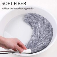 Cleaning Duster for Home – Long Handle Microfiber Fan Cleaner for Blades & Vents