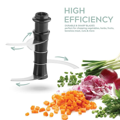 Vegetables Chopper – 1000 ml Push Food Processor for Vegetables & Nuts, No Electricity
