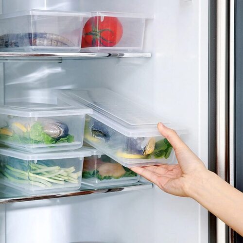 Plastic Fridge Storage Container – 1500 ml Large Airtight Box for Kitchen, Pantry & Meal Prep Use