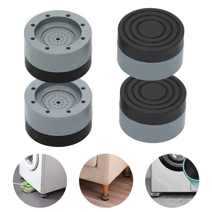 Anti-Vibration Washing Machine Pads – Set of 4 Heavy-Duty Shock Absorber Feet for Floor Protection & Noise Reduction