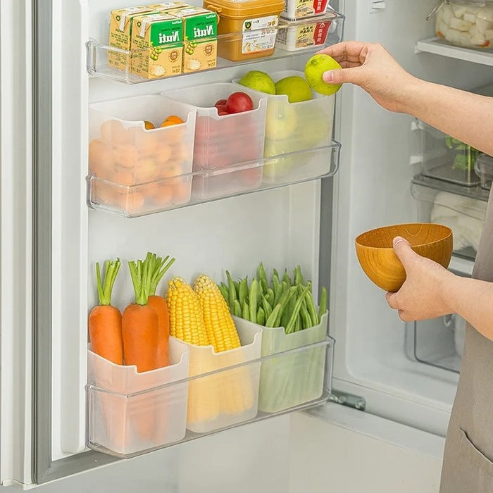 Fridge Storage Container – 6-Pack 1 L Airtight Utility Boxes for Kitchen & Pantry Organization