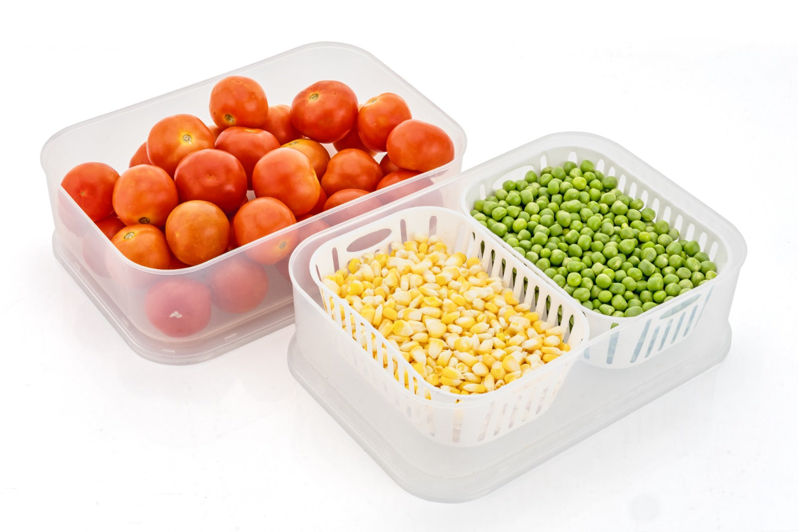 Plastic Fridge Storage Container – 2500 ml Large BPA-Free Box with Lid for Fruits, Vegetables & Leftovers