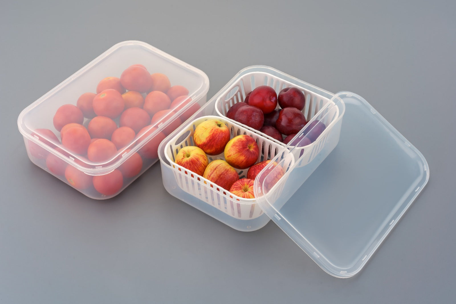 Plastic Fridge Storage Container – 2500 ml Large BPA-Free Box with Lid for Fruits, Vegetables & Leftovers