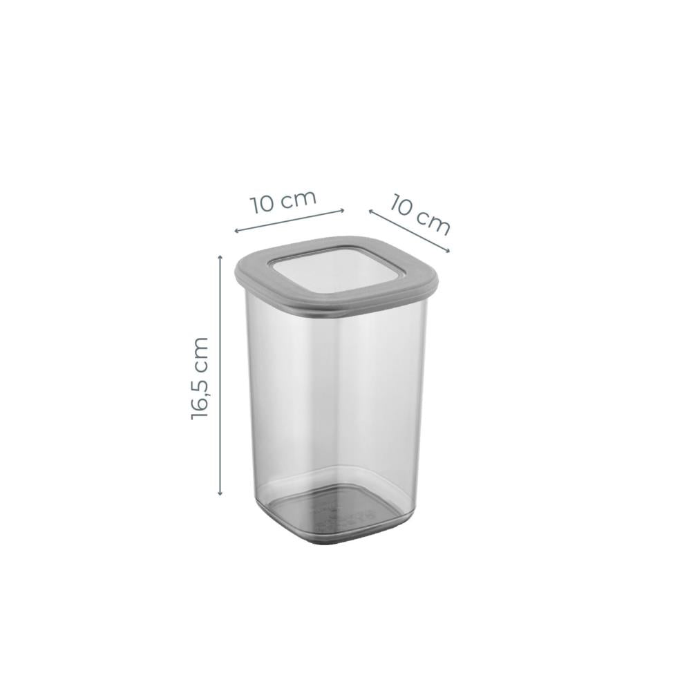 Plastic Grocery Storage Container – 1100ml Airtight Food Jar | BPA-Free, Transparent, Stackable Box for Kitchen & Pantry